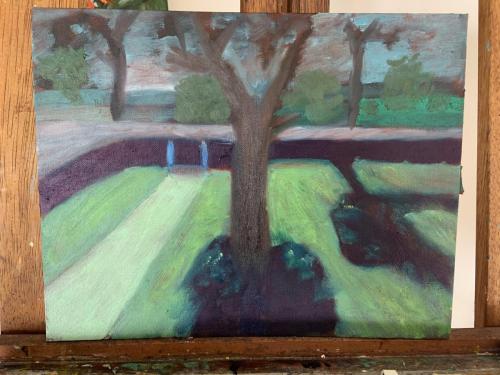 Trees outside window 1