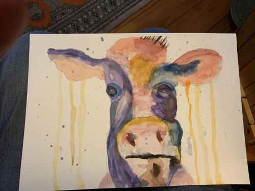 Sad cow